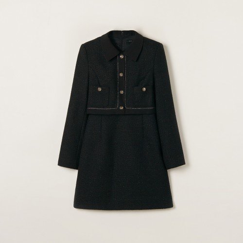 로엠 카라 트위드 2in1 원피스 RMOWF11ST4