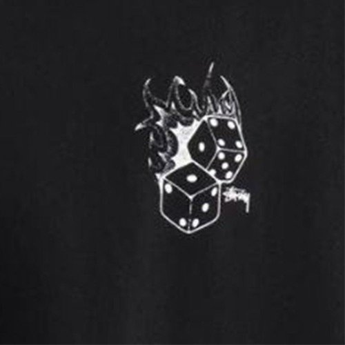 남성 스투시 주사위 반팔 남자 외출 패션 Stussy 티셔츠