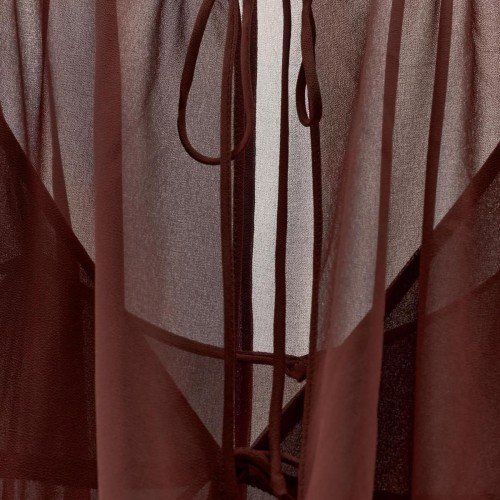 자라 쉬폰 플루이드 롱 원피스 5919/608 BROWN