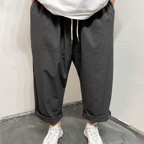 남자 와이드 냉장고바지 아이스 조거팬츠 쿨링와이드팬츠 통바지