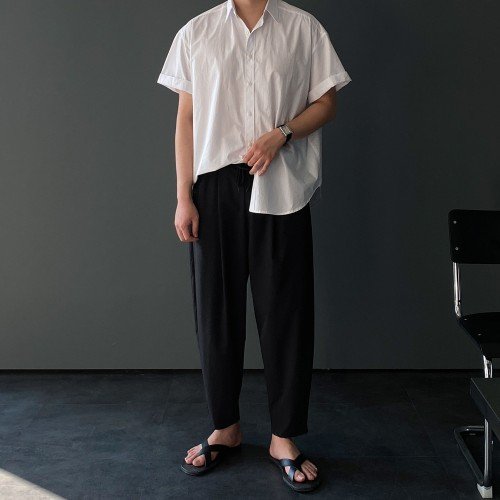 1+1 벌룬팬츠 남자냉장고바지 남자와이드팬츠