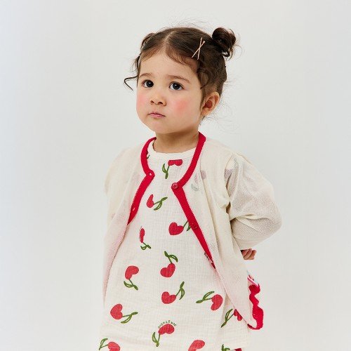 오우아스튜디오 아기 여름 가디건 유아 간절기 외출복 2color