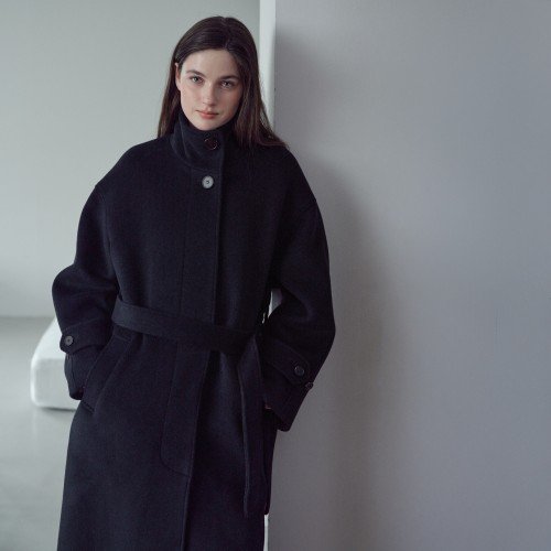 [N도착보장][쥬시쥬디] 울캐시하이넥롱코트 JZCA724E