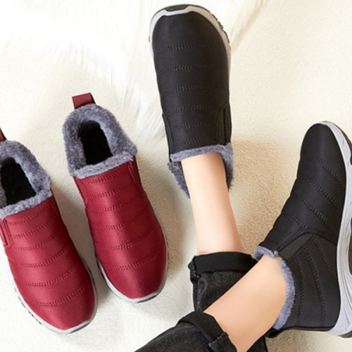 따뜻한 여성 방한화 미끄럼 여성 패딩 부츠 경량