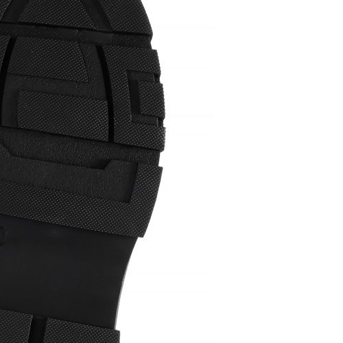 느쉐 무두스 방한화 양털 패딩 미들 부츠 4cm-NSW601BK