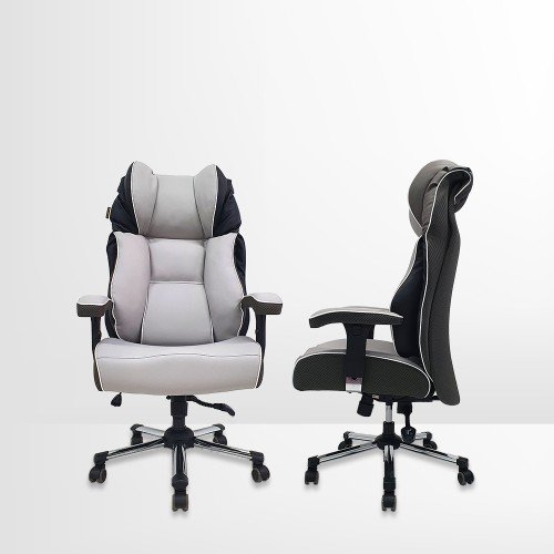 OS퍼니처 실리콘 게이밍의자 OSSA1000 OSSA2000 모던그레이 컴퓨터 책상 의자