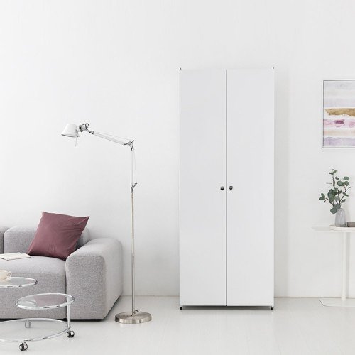 [모듈가구] 심플리 옷장 BC122 758x500x1960mm, 화이트 5737.7285