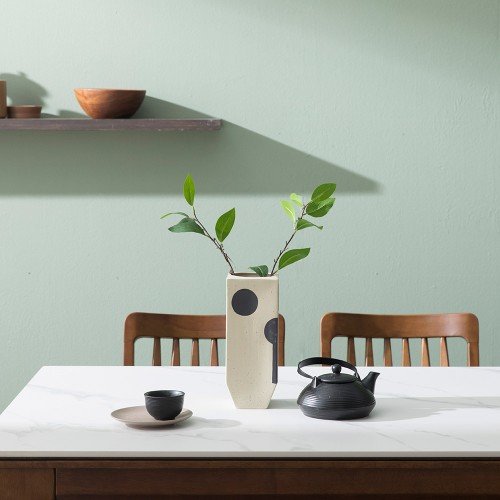 장인가구 디네트 댄디 세라믹 6인용 식탁세트 벤치형