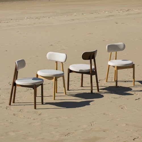 라미에스 유니 월넛 호두나무 포세린 세라믹 라운드 식탁세트 6인용 1800 의자3 벤치1