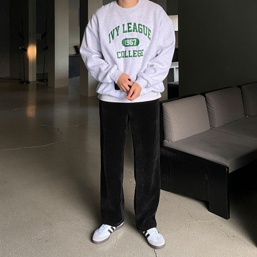 1+1 남성코듀로이팬츠 남자골덴바지 와이드팬츠