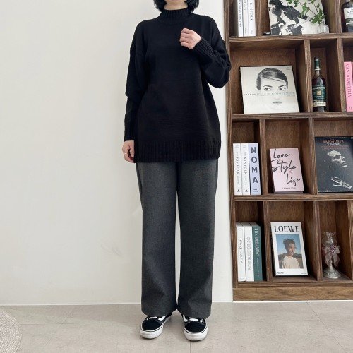 32-44 빅사이즈 자체제작 겨울 기모 일자 팬츠 XL 2XL 3XL 허리 밴딩 바지