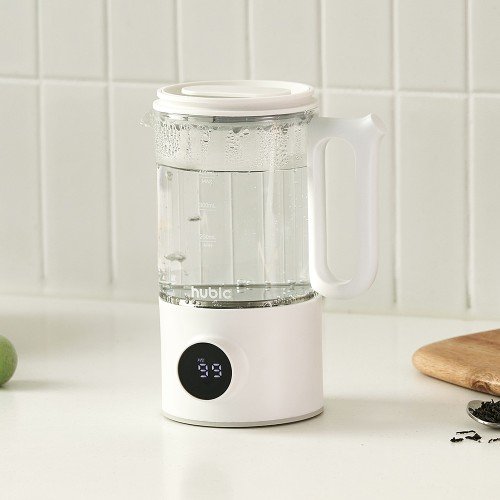 [맞춤온도]휴빅 유리 전기포트 티 포트 휴대용 여행용 사무실 미니 소형