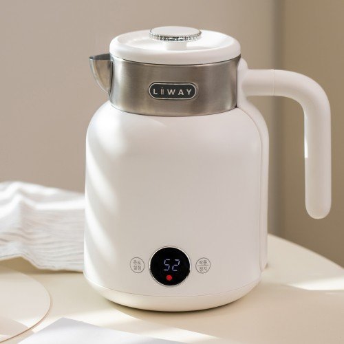 무선포트 분유포트 차탕기 전기포트 전기주전자 티포트 LWT-150W(화이트/스텐)