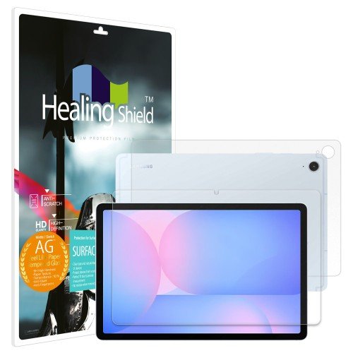 갤럭시탭S10 FE 하이엔드 종이질감 강화유리필름1매 후면1매