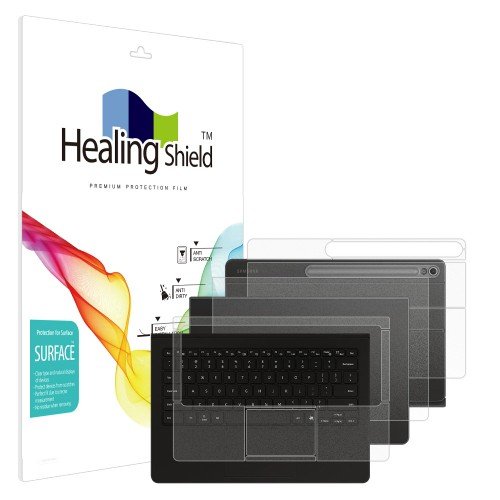 갤럭시탭S10 FE 플러스 키보드 북커버 with AI 키 (EF-DX625) 무광 외부보호필름 세트