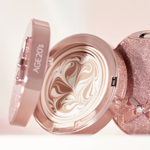 에이지투웨니스 에센스 팩트 플로라 리본 주얼리 에디션 21호 14g 본품+리필2개+퍼프2매 (SPF50+) 75%에센스