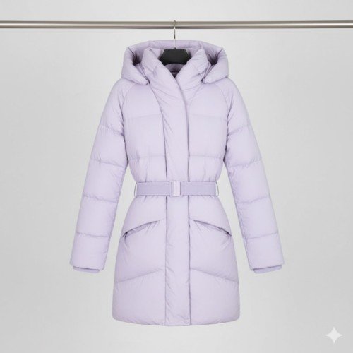 네파 겨울 여자 허리벨트 발수 구스다운 코트 숄 미드기장 패딩점퍼