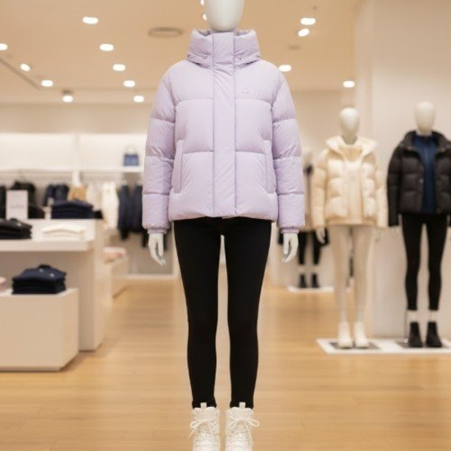 [무료반품] NEPA 네파 여자 겨울 아웃도어 경량 스판 구스다운 후디 패딩점퍼 베이지, 95