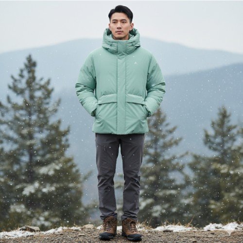 네파 아웃도어 남성 겨울 구스다운 에어그램 후디 패딩점퍼