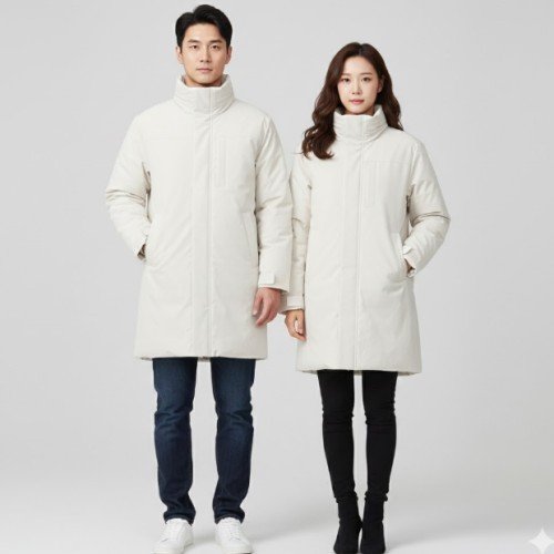 네파 겨울 공용 데일리룩 아웃도어 구스다운 롱코트 롱패딩 커플 패딩점퍼
