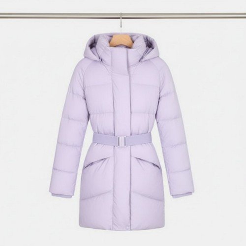 네파 여성 겨울 숄카라 넥라인 돋보이는 미드 아웃도어 구스 다운점퍼 패딩자켓