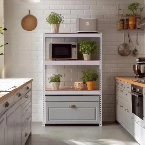 선반 철제 수납선반 3단 스피드랙 다용도 조립 랙 모듈 미니 선반장 300300750