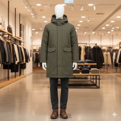 네파 겨울 남자 고어텍스 윈드스토퍼 아웃도어룩 구스다운 롱코트 롱패딩점퍼