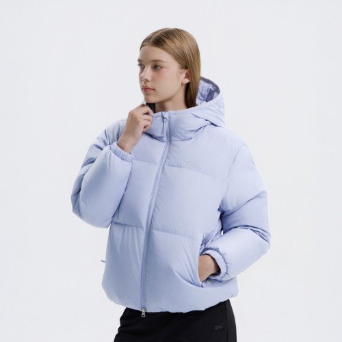 내셔널지오그래픽 N254WDW871 여성 후디 구스다운 점퍼 L/BLUE