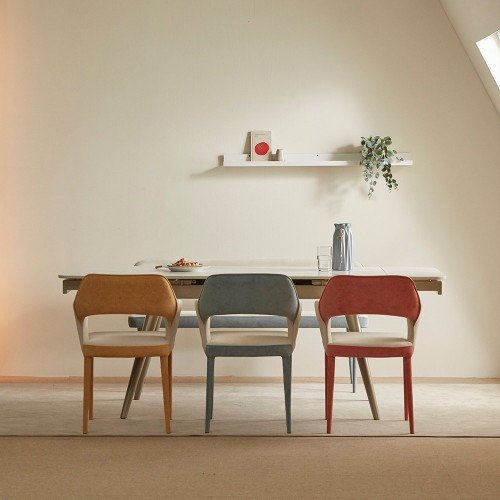 모던홈즈 디에즈 확장형 포세린 세라믹 4인용 6인용 8인용 식탁 테이블