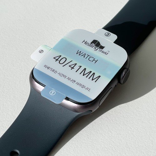 힐링쉴드 애플워치9 8 7 6 5 4 SE 40 41mm 하이레벨 액정 보호필름 2매