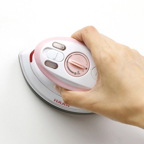 한경희 250도 여행용 스팀다리미 HS 미니 휴대용 소형 핑크