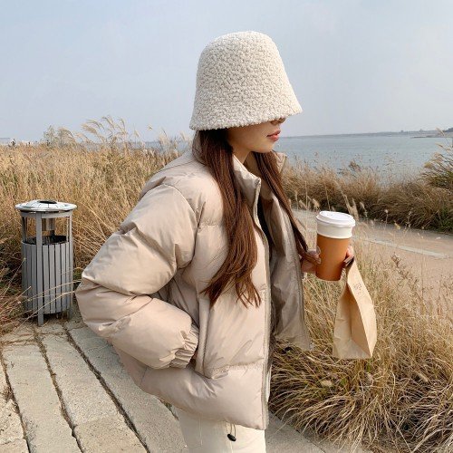 오버핏 웰론 여자 숏패딩 크롭패딩 여성 겨울 점퍼 아우터 여성 점퍼