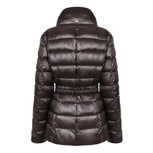 에르노 여성 브라운 퀼팅 벨트 패딩 자켓 PI0485DICM0312017Z 8800