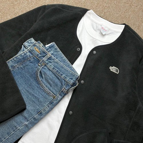 (국내매장판) 노스페이스 경량 가디건 캠퍼 패딩 깔깔이 노벨티 아캄포 후드 캐주얼 자켓