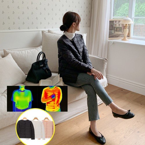 초경량 오리털 여자 간절기 경량 따뜻한 여성 패딩