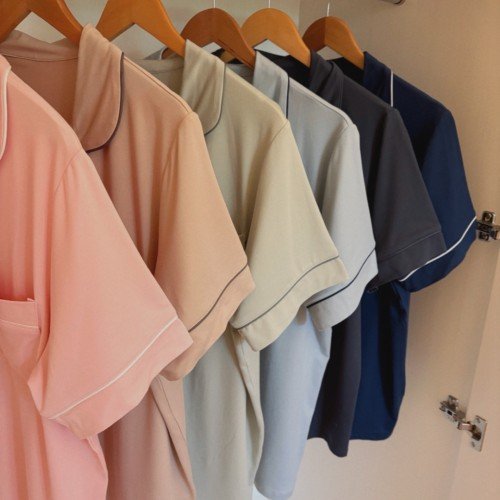 치즈 베이직 긴팔/반팔 세트 커플잠옷 빅사이즈 파자마