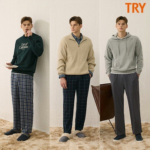 트라이 피치기모 팬츠 3종(남성)