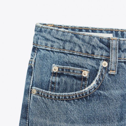 자라 데님 하이웨이스트 스트레이트핏 청바지 4730/248 BLUE