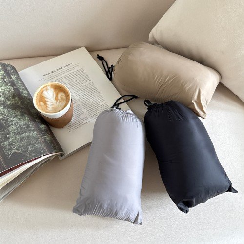 [고퀄 기획,더스트 포함] 오버무드 겨울 후드 경량 웰론 5온스 밴딩 스트링 캠핑 숏 패딩