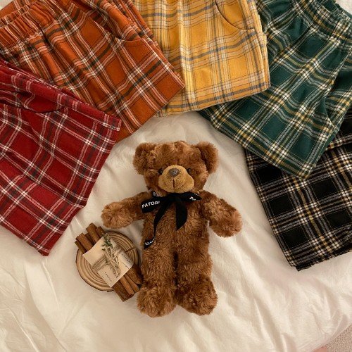 피치기모 커플 잠옷바지 수면 빅사이즈 파자마 겨울 실내복 크리스마스 파티