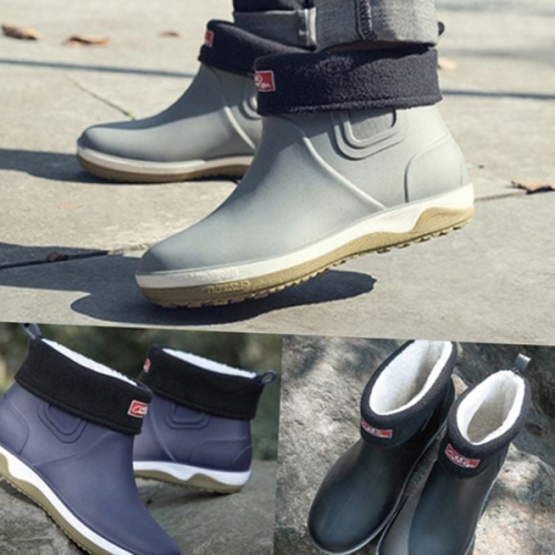 논슬립 남성 방한화 장목 남성 방한화 겨울 레인 부츠