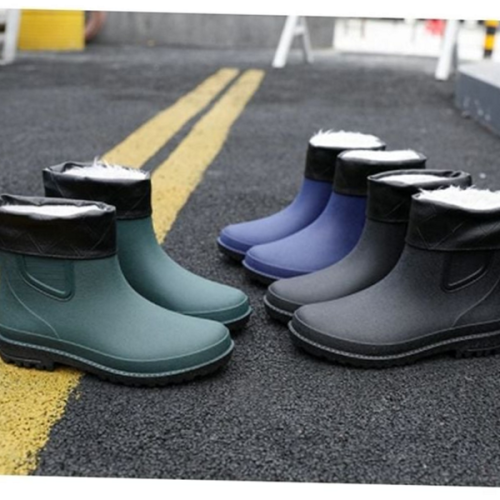 캐주얼 남성 털 장화 아웃도어 남성 방한화 미들 부츠 겨울