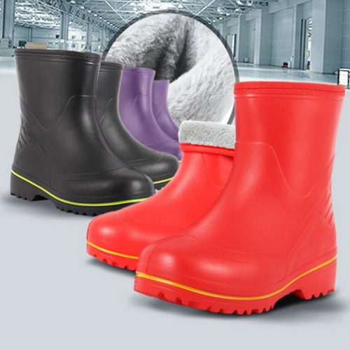 겨울 남자 방한 장화 고무 남성 방한 부츠 방한화
