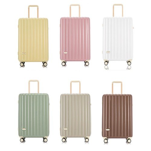 토부그 캐리어 마들렌 폴리카보네이트 확장형 20인치(55cm) 기내용, 크림 라즈베리