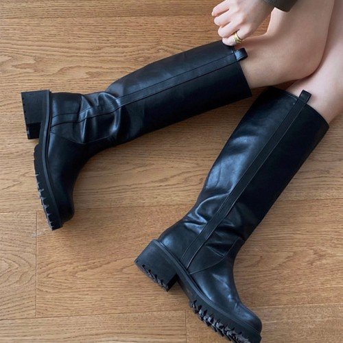 플레인 워커 롱부츠 [1COLOR]