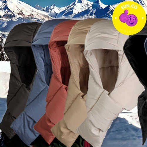 패딩모자목도리 겨울 목토시 패딩후드