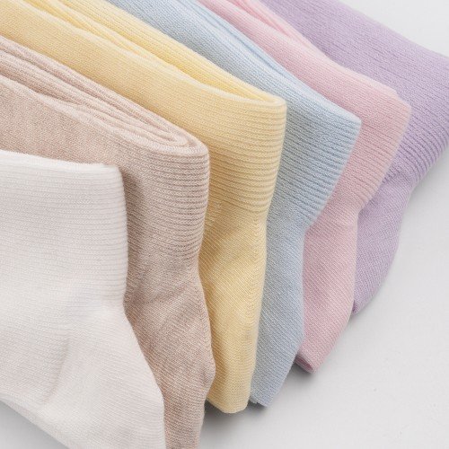 발목이 가늘어 보이는 무압박 골지 컬러 립 삭스 양말 5켤레 세트 N배송