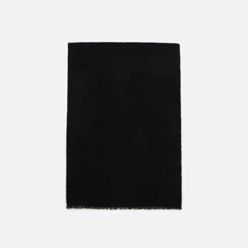 프리미엄 캐시미어 링클숄스카프-블랙