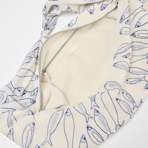 자라 드로스트링 리본 크로스백 6223/610 ECRU