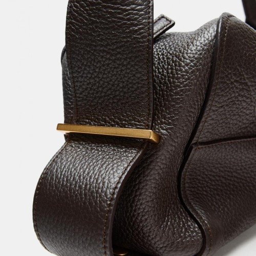 자라 미니멀 레더 베이직 숄더백 6367/610 BROWN